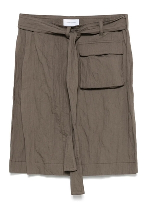 Ferragamo straight skirt - Grey
