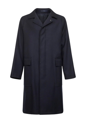 Tagliatore flap-pocket coat - Blue