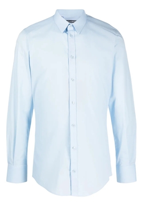 Dolce & Gabbana long-sleeved buttoned shirt - Blue
