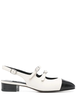 Carel Paris 20mm Abricot pumps - White