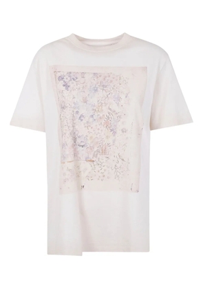 Golden Goose floral-print T-shirt - Neutrals