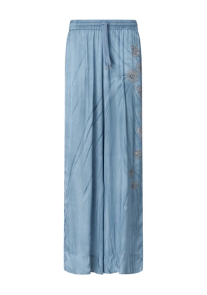 PINKO embroidered trousers - Blue