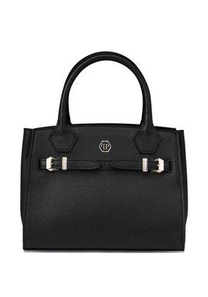 Philipp Plein small top-handle leather tote bag - Black