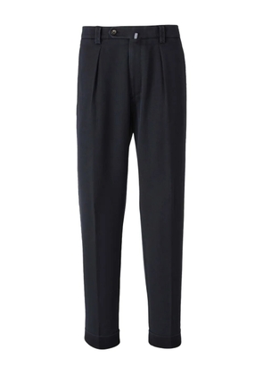 Berwich pleated tapered trousers - Blue