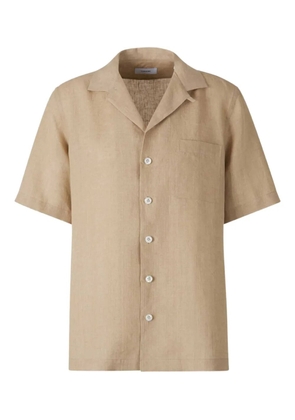 Lardini short-sleeve button-up shirt - Neutrals