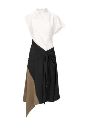 STAUD Davina asymmetric dress - White