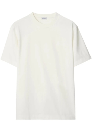 Burberry Equestrian Knight cotton T-shirt - White