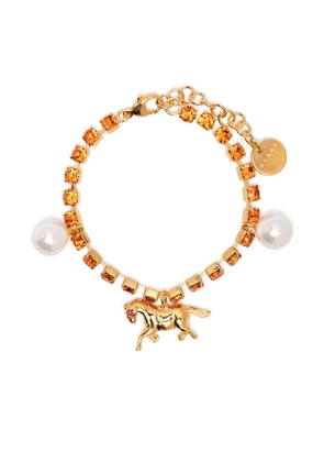 Marni crystal charm bracelet - Gold