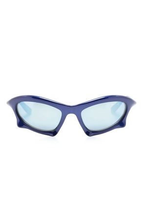 Balenciaga Eyewear oversize-frame sunglasses - Blue