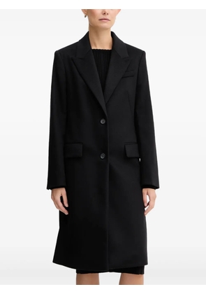 BOSS button pocket coat - Black