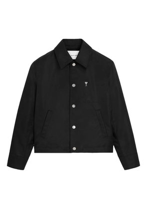 AMI Paris Ami De Coeur button-fastening jacket - Black