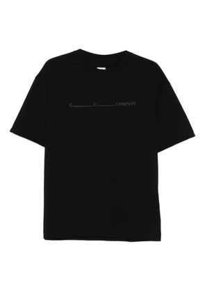 C.P. Company logo-print cotton T-shirt - Black