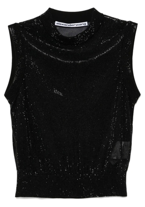 Alexander Wang mock-neck tank top - Black