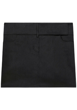 Courrèges belted mini skirt - Black