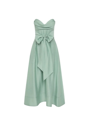 Rebecca Vallance Serenity strapless bow midi dress - Green