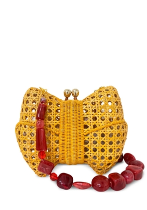 SERPUI bow clutch bag - Yellow