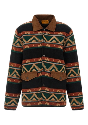 Guest In Residence corduroy-collar jacket - Black