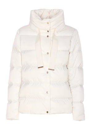 Herno high-neck quilted jacket - White