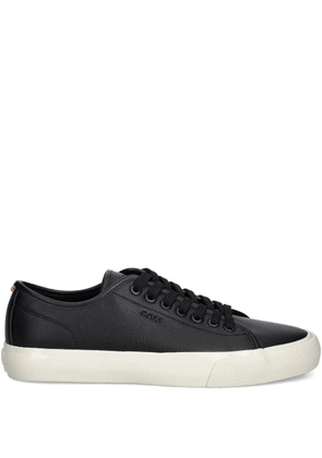 BOSS faux-leather sneakers - Black