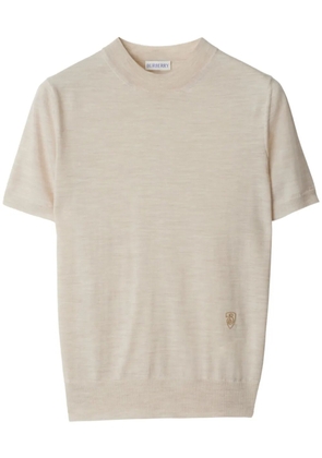 Burberry wool T-shirt - Neutrals