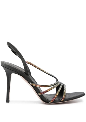 Le Silla Scarlet 95mm rhinestone-embellished sandals - Black