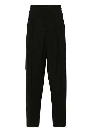 Kenzo wool pleated tailored trousers - Black