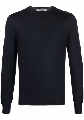 Fileria round-neck virgin-wool sweater - Blue
