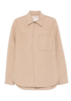 JW Anderson buttoned patch-pocket jacket - Neutrals