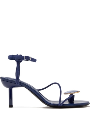 Christopher Esber knotted ankle-tie sandals - Blue