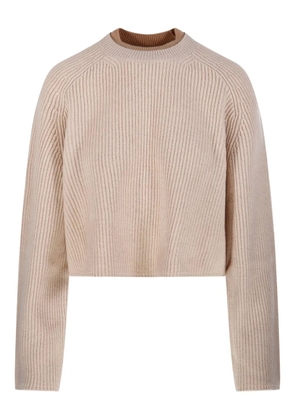 Max Mara ribbed-knit jumper - Neutrals
