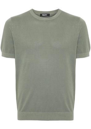 ERALDO piqué cotton T-shirt - Green