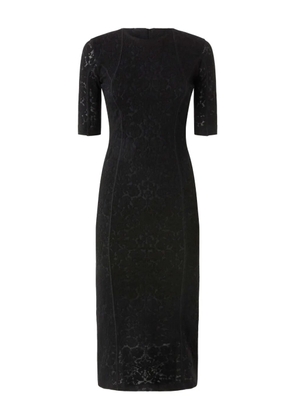 PINKO Arame crew-neck midi dress - Black