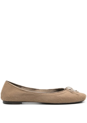 KHAITE Charlotte ballet flats - Brown