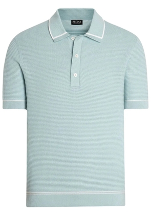 Zegna cotton polo shirt - Blue