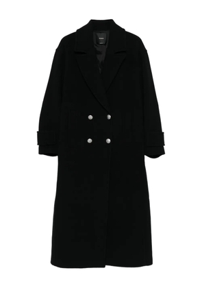 PINKO double-breasted coat - Black