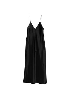 KHAITE Taja V-neck strap dress - Black