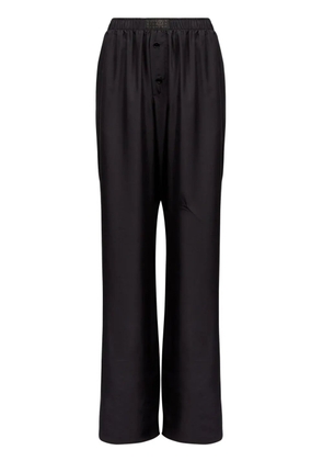 MM6 Maison Margiela silk trousers - Black