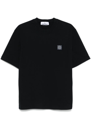 Stone Island Compass-motif T-shirt - Black