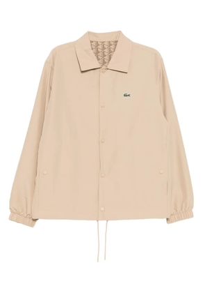 Lacoste logo-embroidered jacket - Neutrals