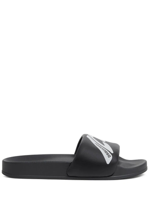 DSQUARED2 logo-print slides - Black
