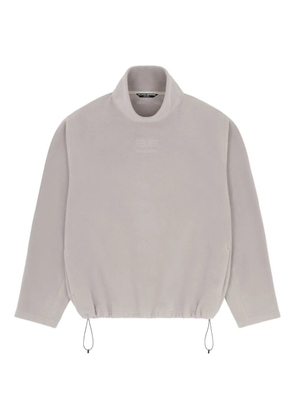MM6 Maison Margiela X Salomon drawstring fleece long-sleeved T-shirt - Neutrals
