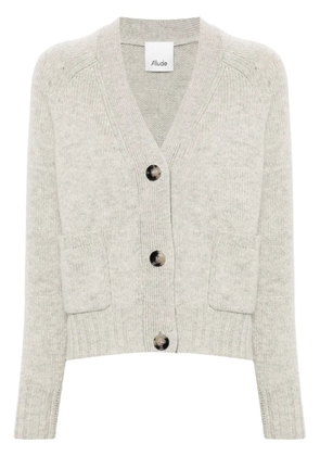 Allude V-neck cardigan - Grey