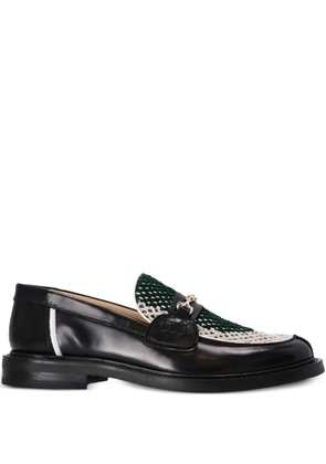 Filling Pieces open-knit loafers - 191 BLACK