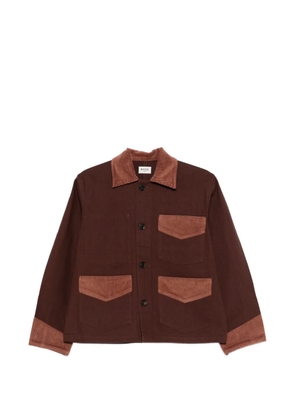 BODE pocket corduroy jacket - Brown