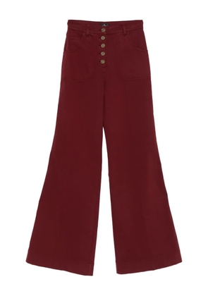 ETRO button-fly wide-leg jeans - Red
