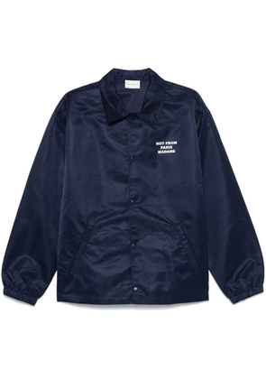 Drôle De Monsieur La Veste Slogan jacket - Blue