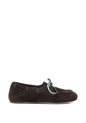 3juin suede boat shoes - Brown