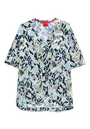 HUGO all-over print shirt - Blue