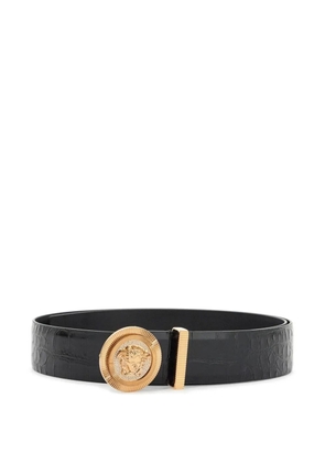 Versace Medusa Biggie embossed belt - Black