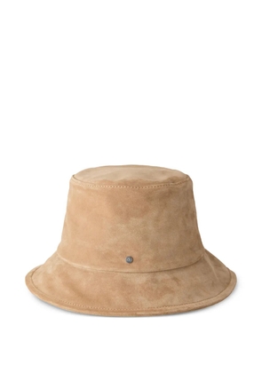 Maison Michel suede bucket hat - Brown